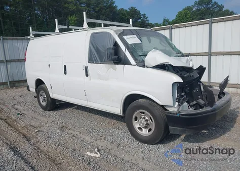 2023 Chevrolet Express Cargo Rwd 2500 Regular Wheelbase Wt from USA, damaged, VIN 1GCWGAFP1P1252487